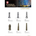 Aluminum sand casting foundry supply decorative aluminium lamp post base aluminium die casting led street light housing